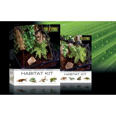 Hagen "Террариумный набор Тропический лес средний "45 x 45 x 60 cm Hagen "Террариумный набор Тропический лес средний "45 x 45 x 60 cm