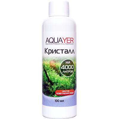 Aquaerus "Кристалл" 100 мл (устранение мути в аквариуме) Aquaerus "Кристалл" 100 мл (устранение мути в аквариуме)