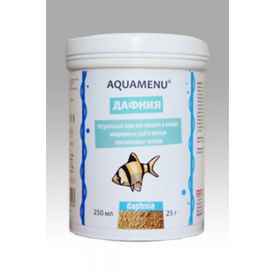 Акваменю "Дафния" 250 мл (сушёные рачки) Акваменю "Дафния" 250 мл (сушёные рачки)