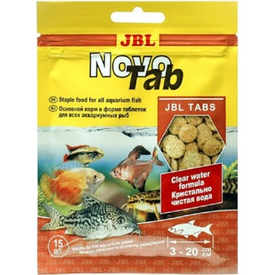 JBL "NovoTab" 15 г (основной корм в виде таблеток) JBL "NovoTab" 15 г (основной корм в виде таблеток)