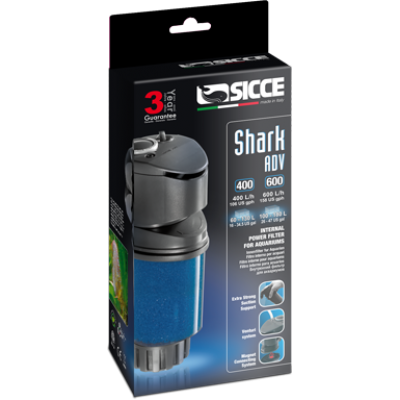 Sicce "Shark ADV 600" 600 л/час, 8.2 Вт (фильтр) Sicce "Shark ADV 600" 600 л/час, 8.2 Вт (фильтр)