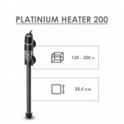 Aquael "Platinum Heater 200" 200 Вт, до 200 л (Стеклянный нагреватель)