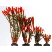 Растение пластиковое Валлиснерия спиральная, 30см, красно-зеленое