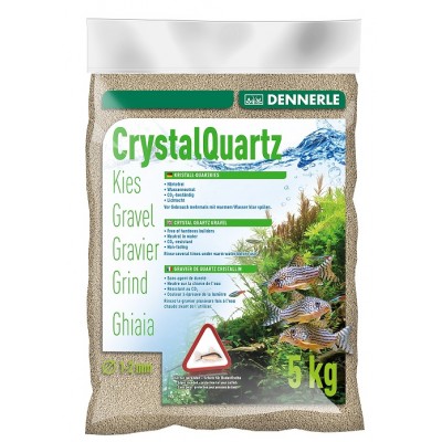Dennerle "Crystal Quartz" Природный Белый, 1-2 мм, 5 кг (грунт аквариумный) Dennerle "Crystal Quartz" Природный Белый, 1-2 мм, 5 кг (грунт аквариумный)