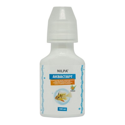 Нилпа "Аквастарт" 100 мл на 200 л (кондиционер для подготовки водопроводной воды) Нилпа "Аквастарт" 100 мл на 200 л (кондиционер для подготовки водопроводной воды)