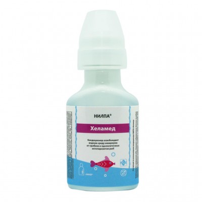 Нилпа "Хеламед" 100 мл на 330л. (кондиционер от грибков и одноклеточный эктопаразитов) Нилпа "Хеламед" 100 мл на 330л. (кондиционер от грибков и одноклеточный эктопаразитов)
