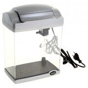 Hailea Аквариум детский Серебряный, 4.8 л