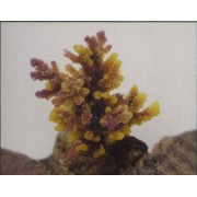 Коралл пластиковый жёлто-фиолетовый, 8*7*10 см (SH9032PUY)