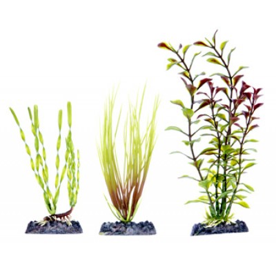 Penn-plax "Набор 4 утяжелённый" (растения пластиковые) Penn-plax "Набор 4 утяжелённый" (растения пластиковые)