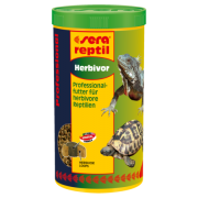 Sera reptil Professional "Herbivor" 1 л (двойные гранулы для растительноядных рептилий)