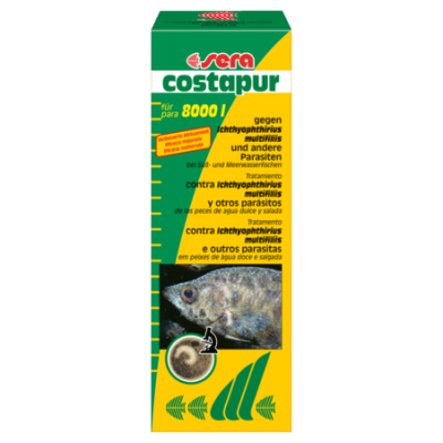 Sera "Costapur" 500 мл (лечение ихтиофтириоза и борьба с кожными паразитами) Sera "Costapur" 500 мл (лечение ихтиофтириоза и борьба с кожными паразитами)