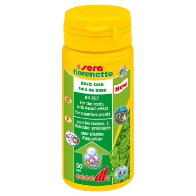 Sera "Florenette" 50 шт (удобрение в таблетках) Sera "Florenette" 50 шт (удобрение в таблетках)