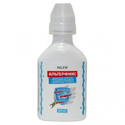 Нилпа "Альтерфикс" 230 мл на 320л. (кондиционер с экстрактом чайного дерева) Нилпа "Альтерфикс" 230 мл на 320л. (кондиционер с экстрактом чайного дерева)