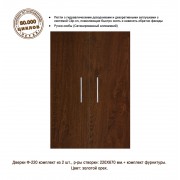 Ф-220 Золотой Орех (дверки для тумб Р 60/100; П 60)