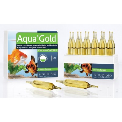 Prodibio "Aqua'Gold" 1 ампула на 180л (подготовка воды для золотых рыбок Prodibio "Aqua'Gold" 1 ампула на 180л (подготовка воды для золотых рыбок