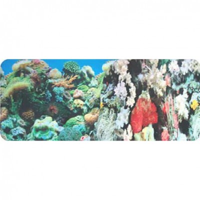 Фон двухсторонний "Кораллы синий/кораллы синий" высота 40см Фон двухсторонний "Кораллы синий/кораллы синий" высота 40см