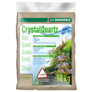 Dennerle "Crystal Quartz" Природный Белый, 1-2 мм, 10 кг (грунт аквариумный)