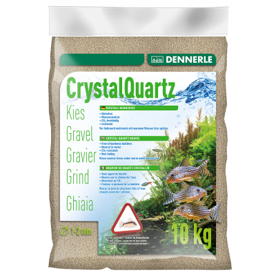 Dennerle "Crystal Quartz" Природный Белый, 1-2 мм, 10 кг (грунт аквариумный) Dennerle "Crystal Quartz" Природный Белый, 1-2 мм, 10 кг (грунт аквариумный)