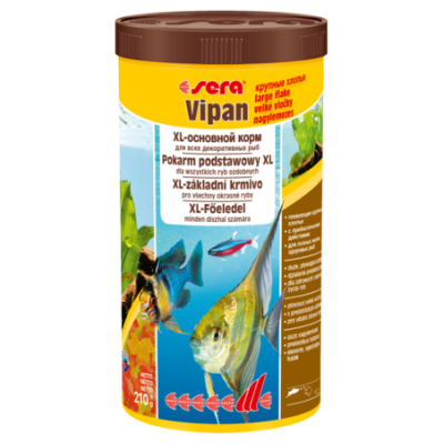Sera "Vipan XL" 1 л (основной корм в виде крупных хлопьев) Sera "Vipan XL" 1 л (основной корм в виде крупных хлопьев)