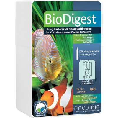 Prodibio "BioDigest PRO" 1 ампула до 10тонн воды(бактериальный препарат для биофильтрации) Prodibio "BioDigest PRO" 1 ампула до 10тонн воды(бактериальный препарат для биофильтрации)