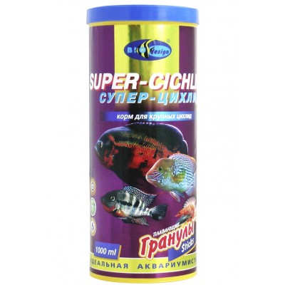 Биодизайн "Супер-Цихлид" 1 л (палочки) Биодизайн "Супер-Цихлид" 1 л (палочки)