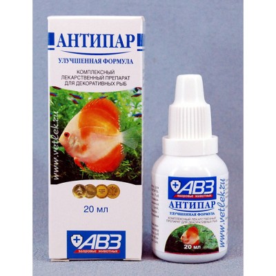 АВЗ "Антипар" Кондиционер против ихтиофтириоза АВЗ "Антипар" Кондиционер против ихтиофтириоза