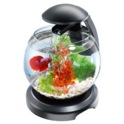 Tetra "Cascade Globe" Чёрный, 6.8л, фильтр с водопадом, LED (аквариум)