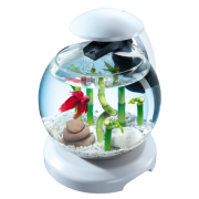 Tetra "Cascade Globe White Edition" Белый, 6.8л, фильтр с водопадом, LED (аквариум)