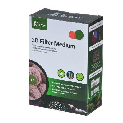 Gloxy "3D Filter Medium" 1 л (керамика) Gloxy "3D Filter Medium" 1 л (керамика)