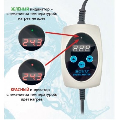 Boyu "GR-250" 250 Вт (Кварцевый терморегулятор премиум класса) Boyu "GR-250" 250 Вт (Кварцевый терморегулятор премиум класса)