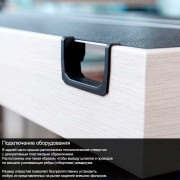 Биодизайн "Панорама 250" Белёный Дуб, 252 л, 126*46*60 см (аквариум)