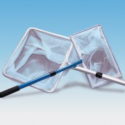 Сачок из нержавеющей стали белый, квадратный 22,5см