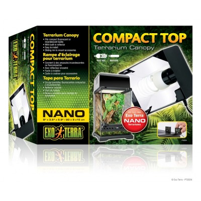 Exo Terra "Compact Top Nano" 20*9*15 см (светильник для террариума) Exo Terra "Compact Top Nano" 20*9*15 см (светильник для террариума)