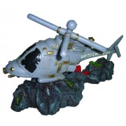 Prime "Затонувший вертолёт" 17.5*8*11 см (декорация пластиковая)