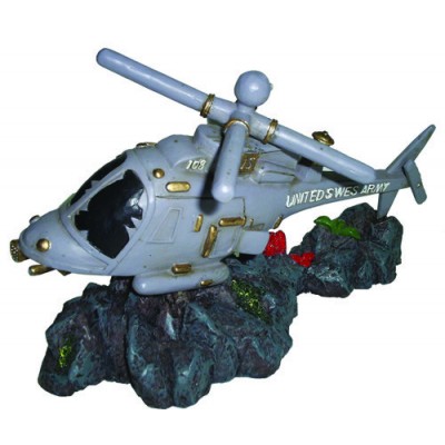 Prime "Затонувший вертолёт" 17.5*8*11 см (декорация пластиковая) Prime "Затонувший вертолёт" 17.5*8*11 см (декорация пластиковая)