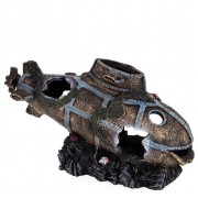 Prime "Затонувшая подводная лодка" 30*11.2*18 см (декорация пластиковая)