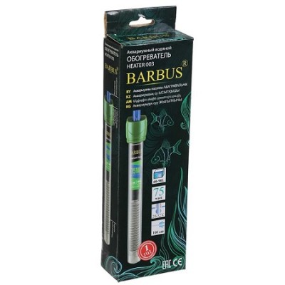 Barbus Heater 003 75 Вт (нагреватель стеклянный) Barbus Heater 003 75 Вт (нагреватель стеклянный)