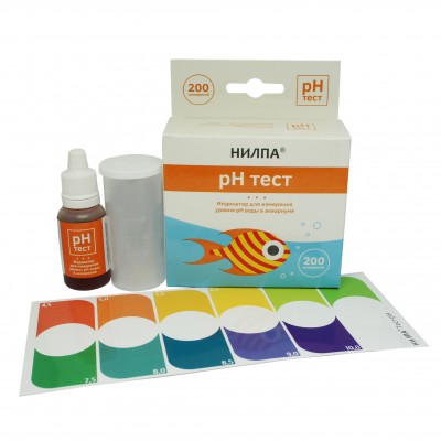 Нилпа "PH тест"для определения уровня кислотности воды (тест) Нилпа "PH тест"для определения уровня кислотности воды (тест)