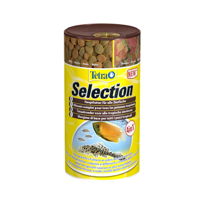 Tetra "Selection" 250 мл (4 в 1, корм для всех рыб) Tetra "Selection" 250 мл (4 в 1, корм для всех рыб)