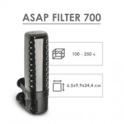Aquael "Asap Filter 700" 650 л/час, 6.8 Вт Фильтр для аквариума до 250л