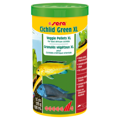 Sera "Cichlid Green XL" 1 л (растительные гранулы для крупных цихлид) Sera "Cichlid Green XL" 1 л (растительные гранулы для крупных цихлид)