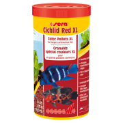 Sera "Cichlid Red XL" 1 л (основной корм для крупных плотоядных цихлид) 