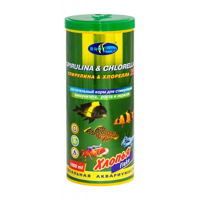 Биодизайн "Спирулина и Хлорелла" 1 л (хлопья) Биодизайн "Спирулина и Хлорелла" 1 л (хлопья)