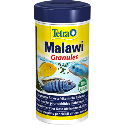 Tetra "Malawi Granules" 250 мл (растительные гранулы для африканских цихлид) Tetra "Malawi Granules" 250 мл (растительные гранулы для африканских цихлид)