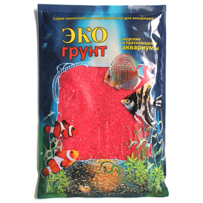 Эко-Грунт "Цветной песок красный" 1-2мм, 3.5кг Эко-Грунт "Цветной песок красный" 1-2мм, 3.5кг
