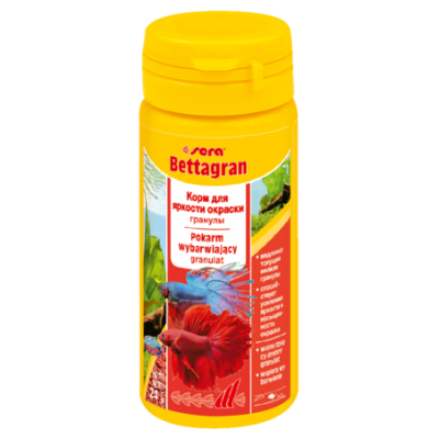 Sera "Bettagran" 50 мл (гранулы для бойцовых рыбок) Sera "Bettagran" 50 мл (гранулы для бойцовых рыбок)