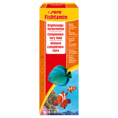 Sera "Fishtamin" 100 мл (витамины для рыб) Sera "Fishtamin" 100 мл (витамины для рыб)