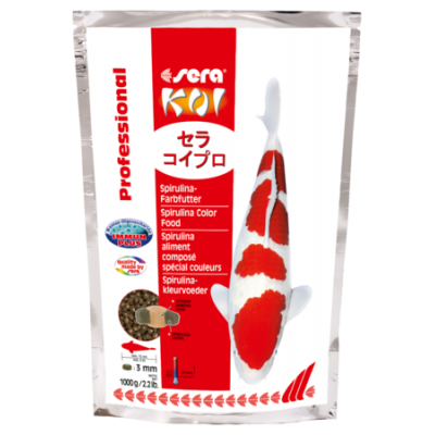Sera Koi Professional "Spirulina Color Food" 1 кг (корм со спирулиной для кои) Sera Koi Professional "Spirulina Color Food" 1 кг (корм со спирулиной для кои)