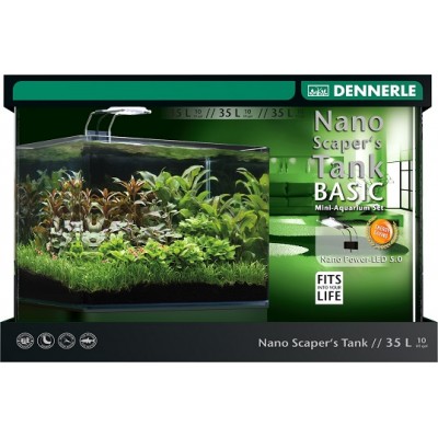Dennerle "Nano Scaper's Tank Basic 35" 35 л, 40*32*28 см (аквариумный набор) Dennerle "Nano Scaper's Tank Basic 35" 35 л, 40*32*28 см (аквариумный набор)