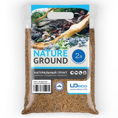 UDeco "River Amber" 0.4-0.8 мм, 2 л (янтарный песок) UDeco "River Amber" 0.4-0.8 мм, 2 л (янтарный песок)